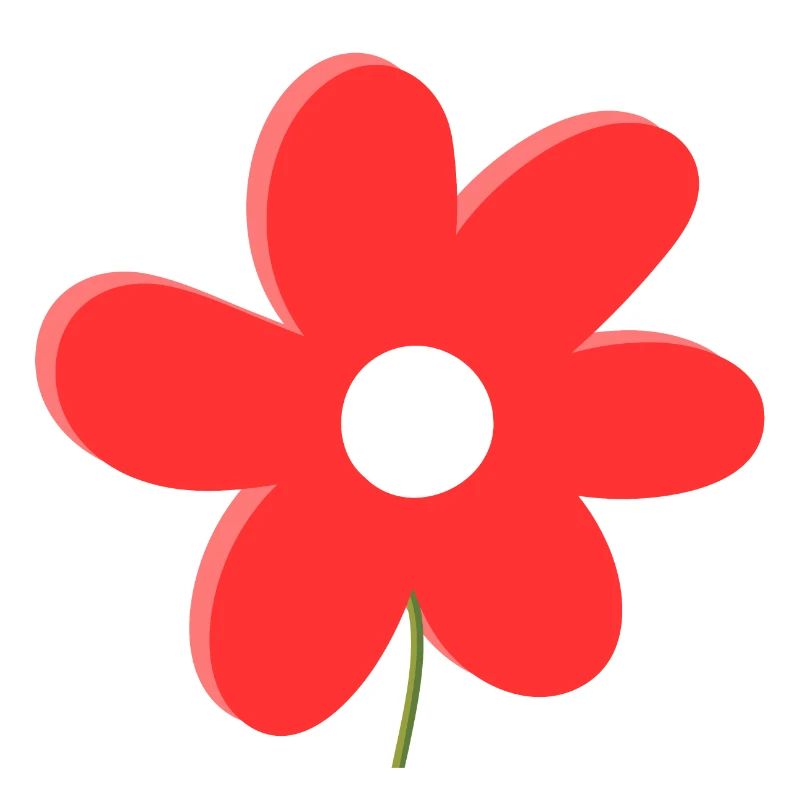 Rote Gänseblümchenblume