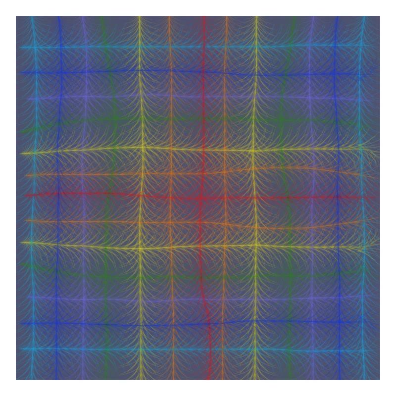 rainbow lines pattern