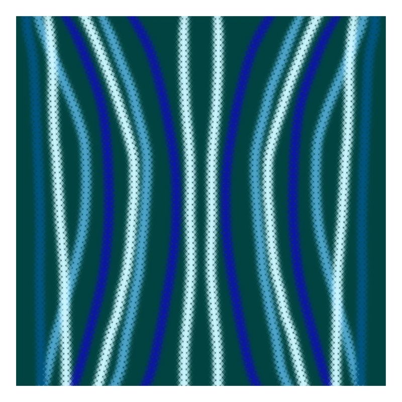 vertical blue stripes