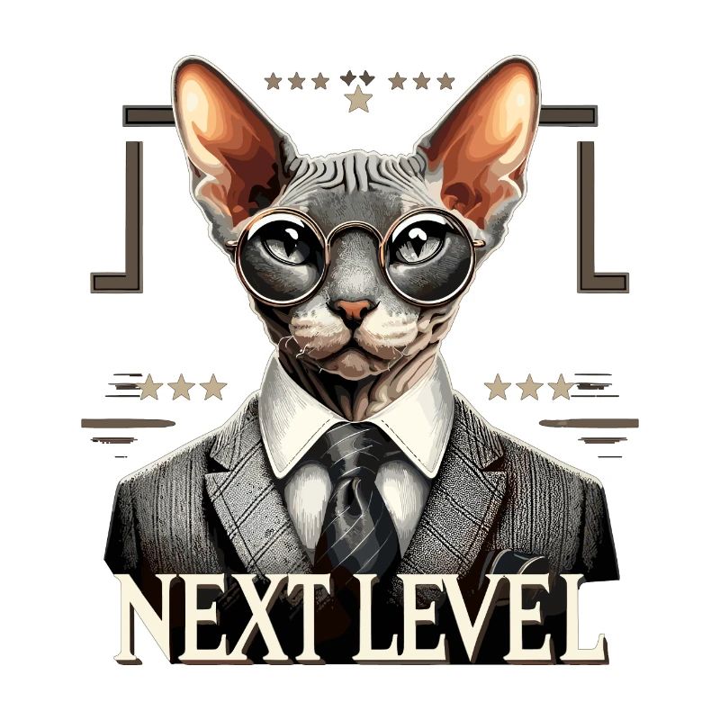 Cornish Rex Anzug Next Level Katze Geschenk