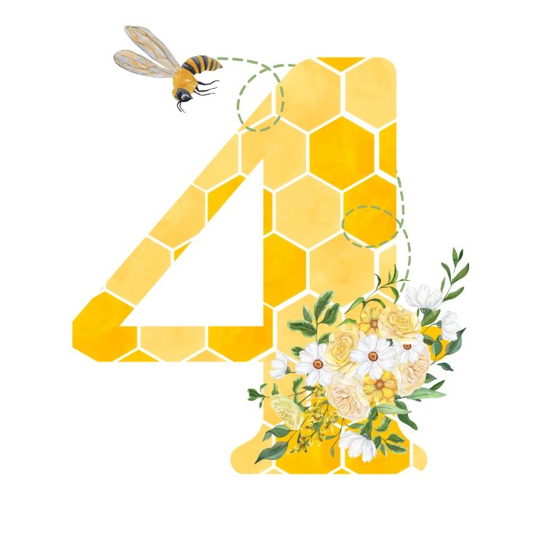 4e anniversaire abeille
