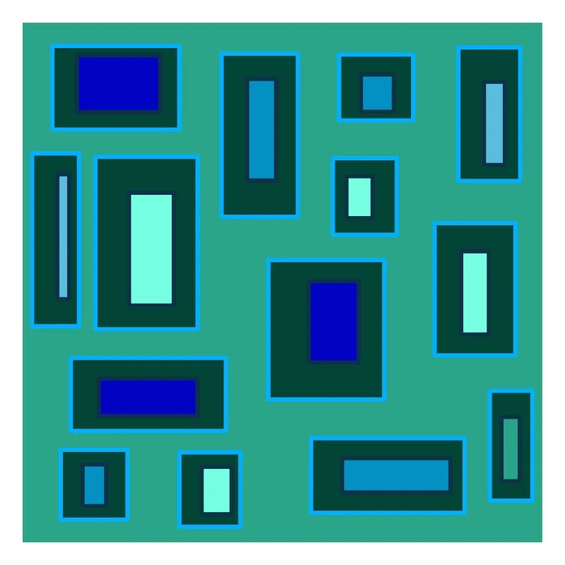 Rectangles in space