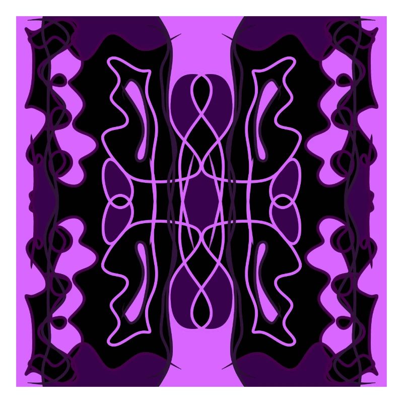 Chiffres violets sur noir