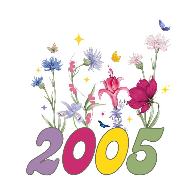 Année de naissance 2005 fleurs sauvages