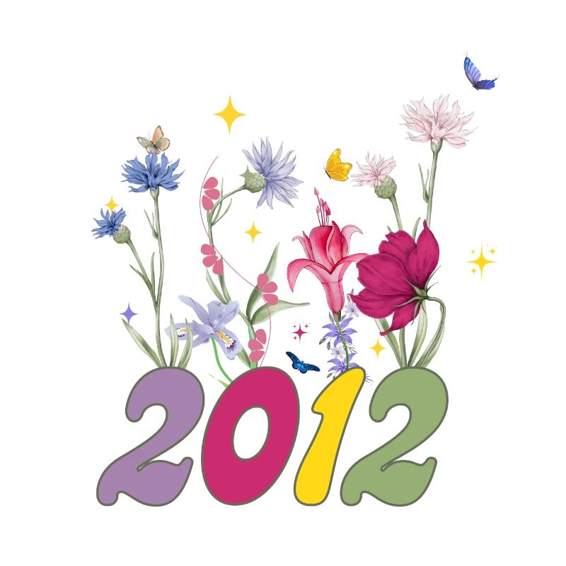 Année de naissance 2012 fleurs sauvages