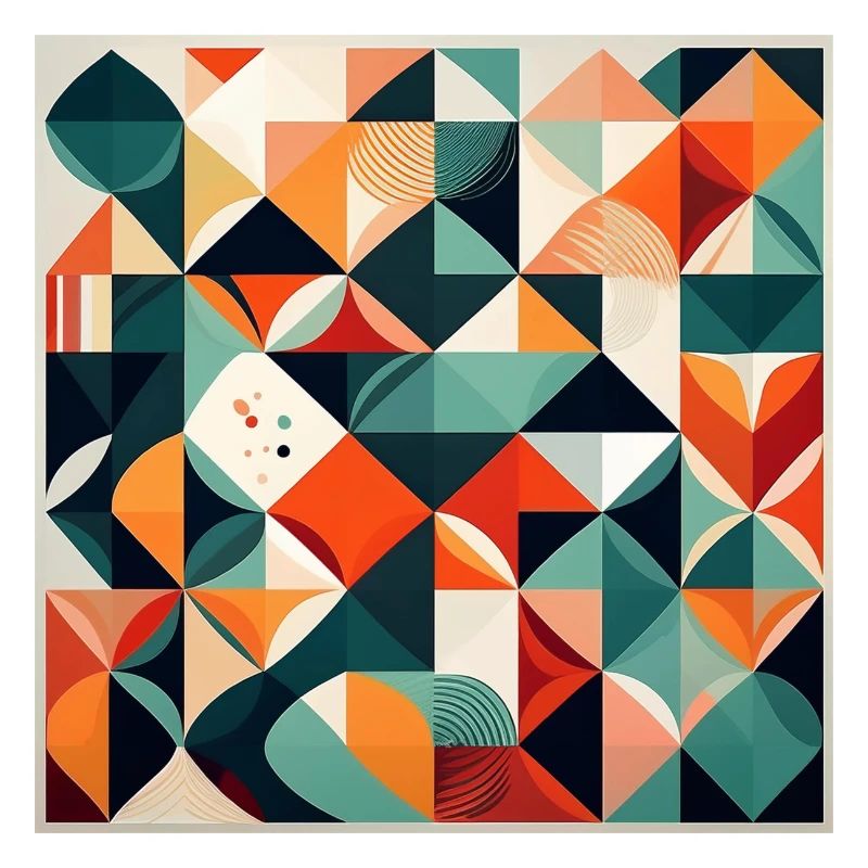 Modern Geometric Abstract Design