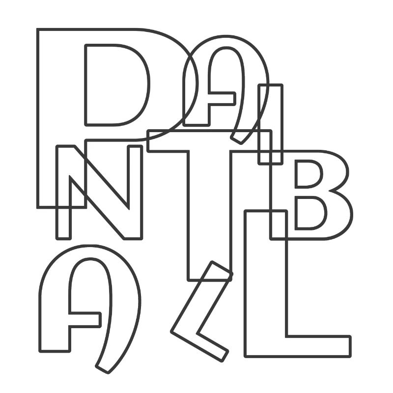 Intersected Paintball letters