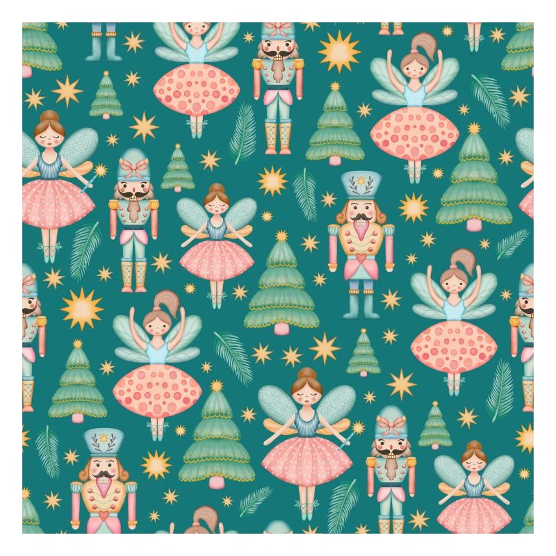 Whimsical Nutcracker Ballet Pattern
