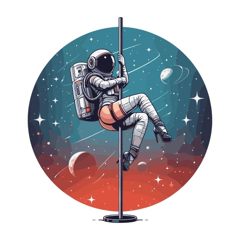 Pole dance astronaute Pole Dance cadeau