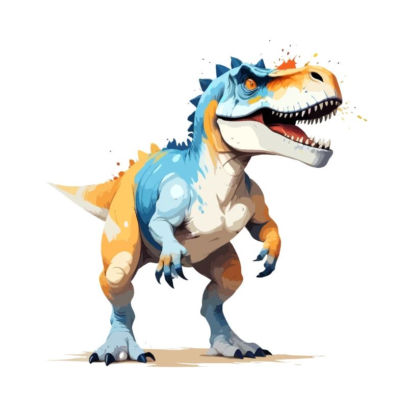 Dinosaurier Vektor Kunst mit lebendiger Illustration