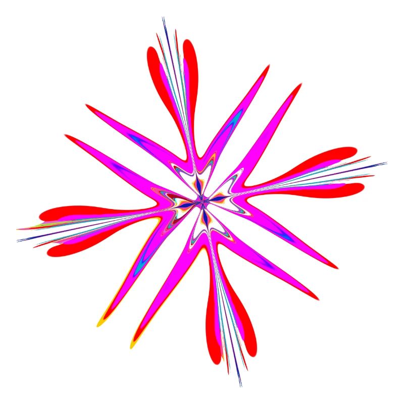 Abstrakte mit eine bunten Stern