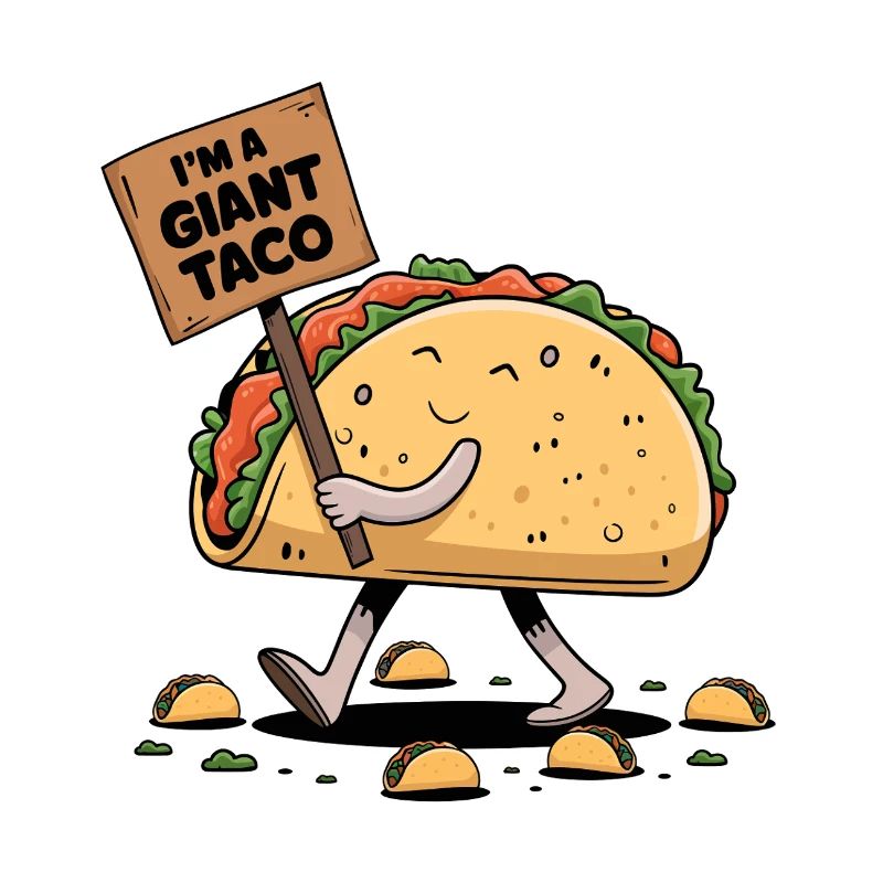 Ich bin ein riesiger Taco