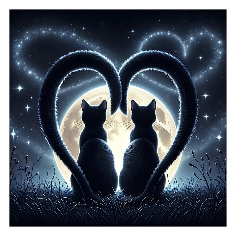 Deux chats amoureux