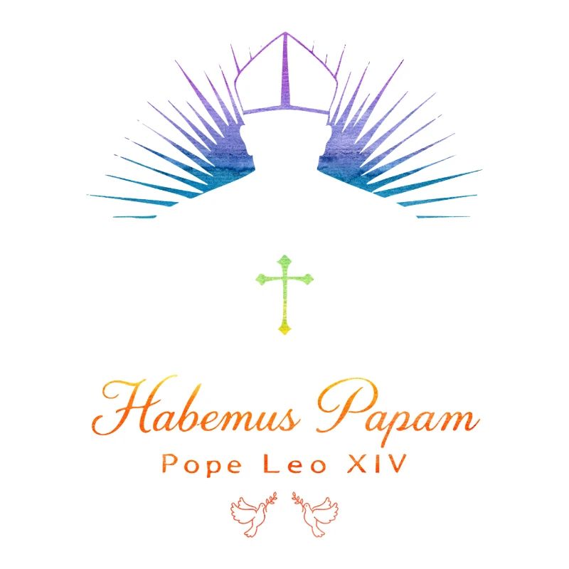 Pope Leo XIV – Beard Papam Spectrum Blessing
