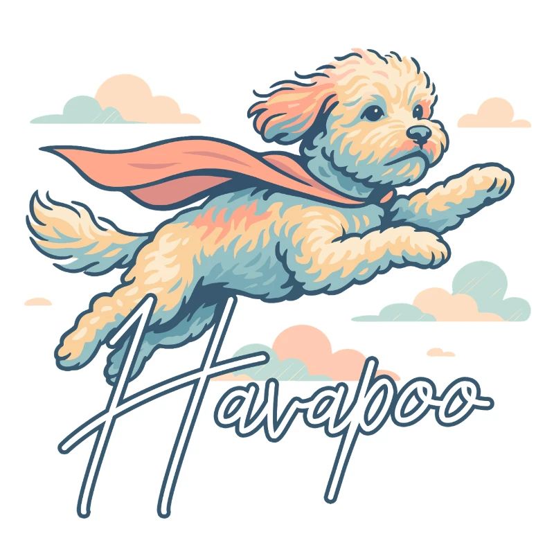 Super Hund Havapoo Cape Umhang Geschenk