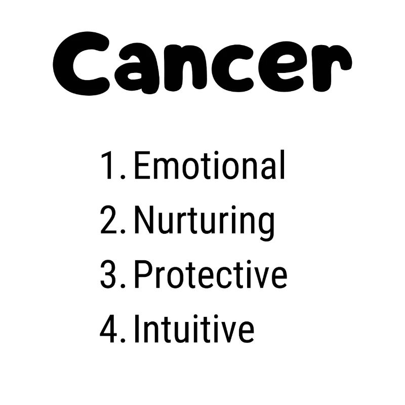 Cancer: sensitive heart and inner strength