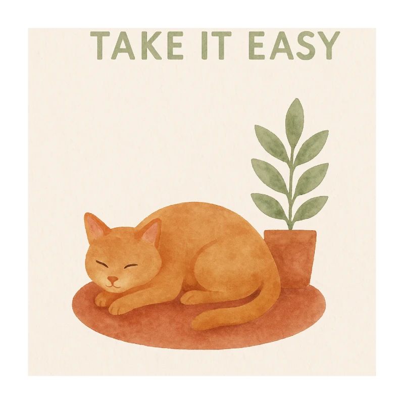 Affiche Boho Cats – Keep Calm