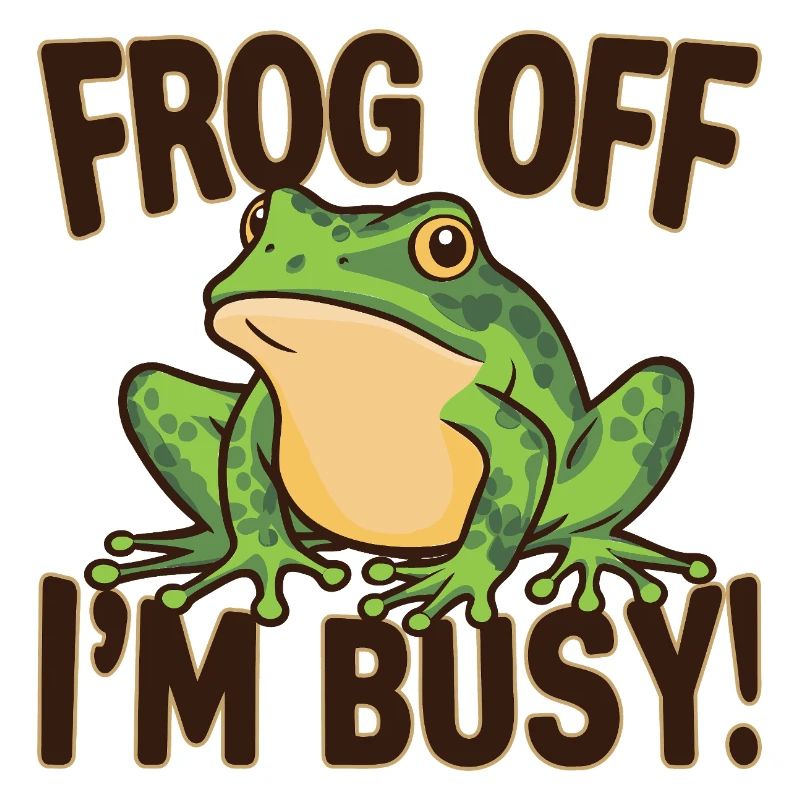 Frosch mit Blick auf das Wesentliche