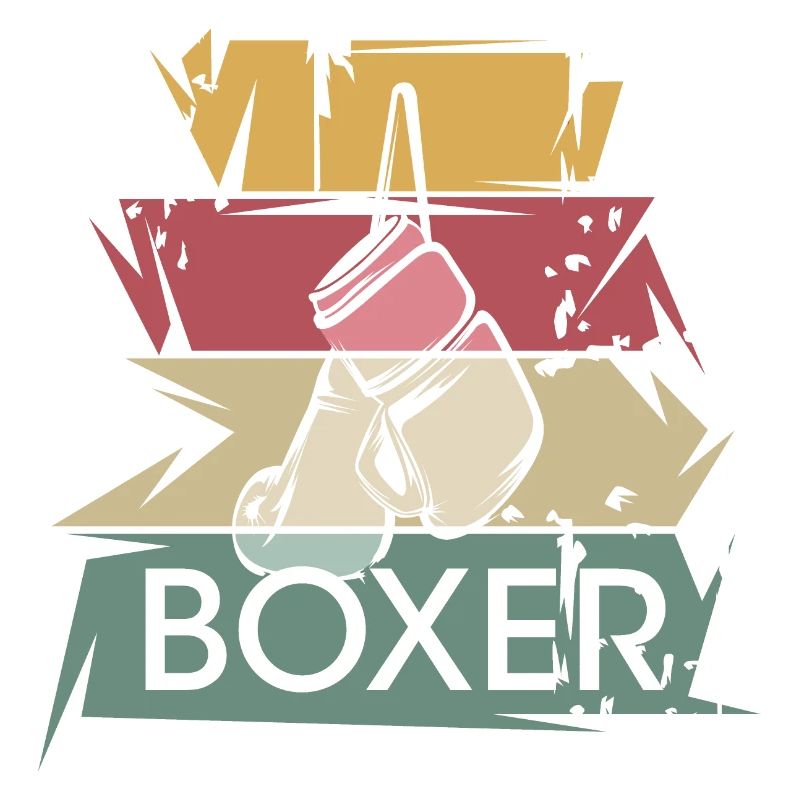 gants de boxe rétro boxeurs icône de boxe vintage