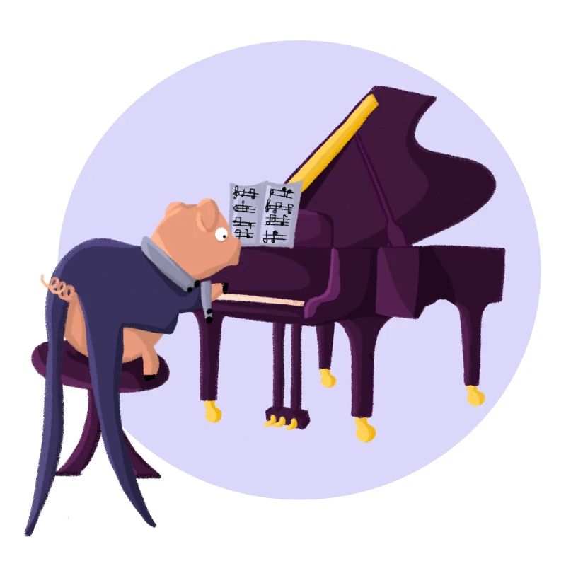 Piano à queue