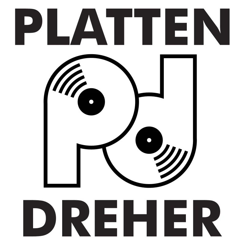 Plattendreher Logo mit Schriftzug