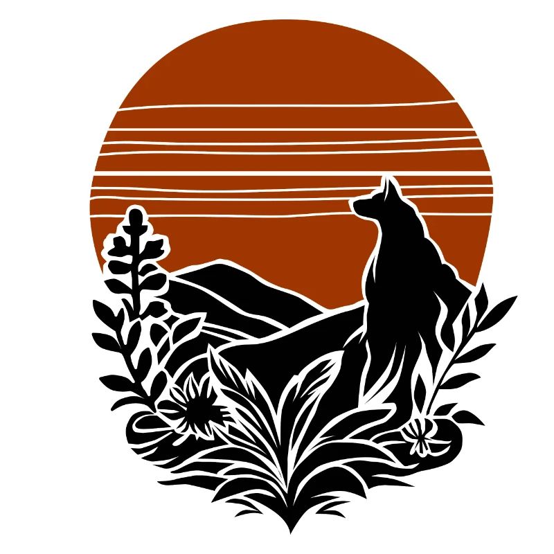 vintage wolf