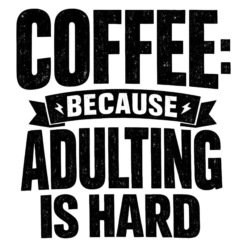 Café parce que le meurtre est mal Kaffee rétro