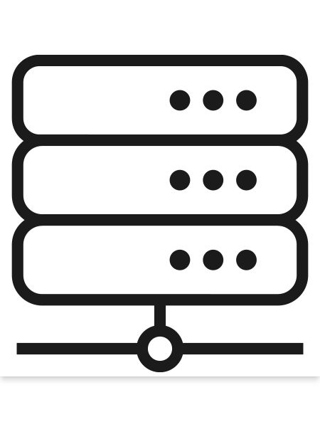 Server-Racklinien-Symbol