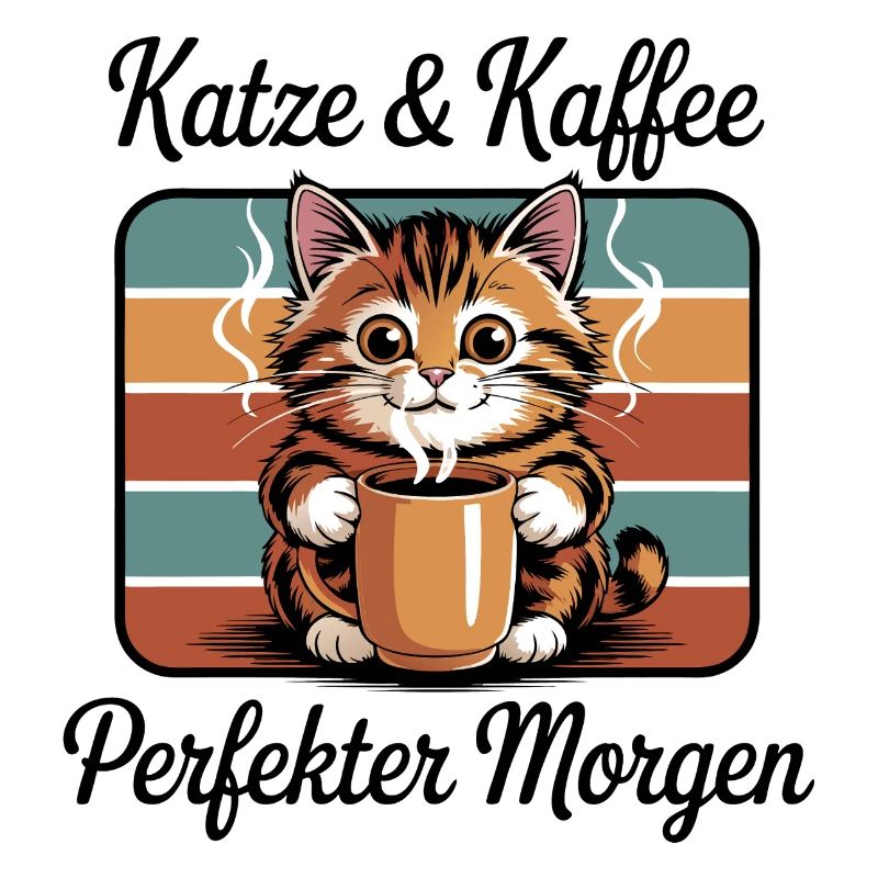 Katzenkaffee Retro Kaffeepause