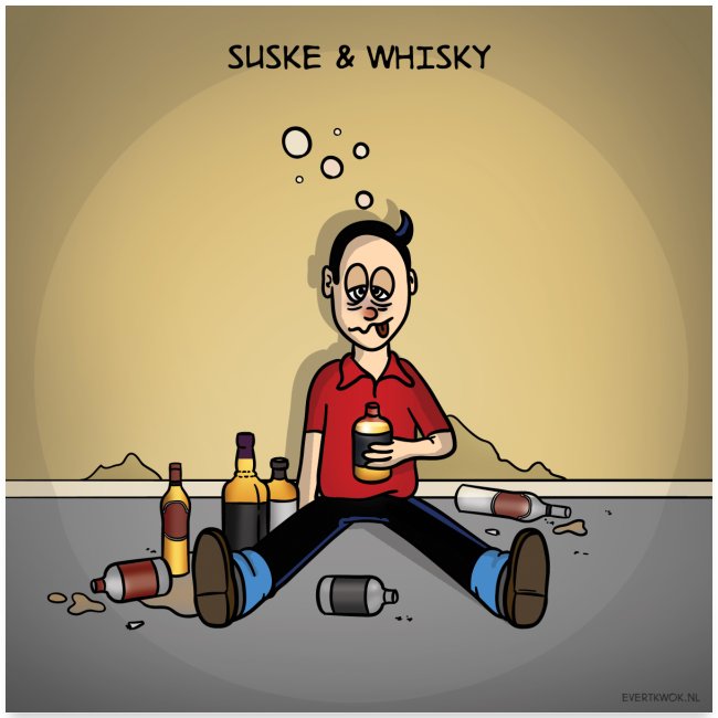 Evert Kwok cartoon 'Whisky'