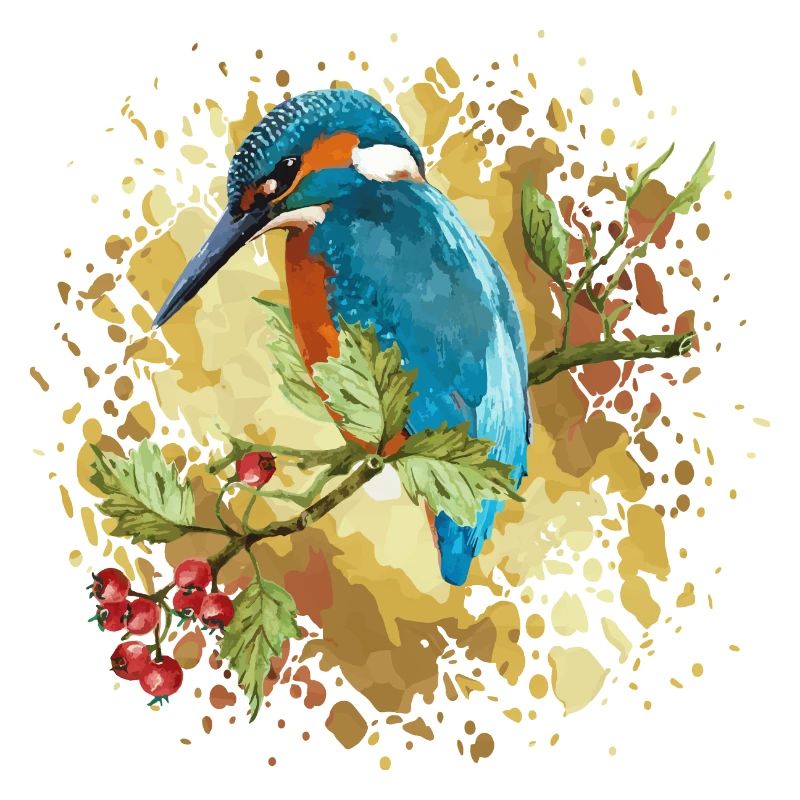 Bunter Vogel