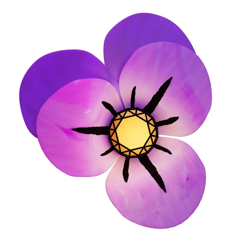 Magic Violet Petals