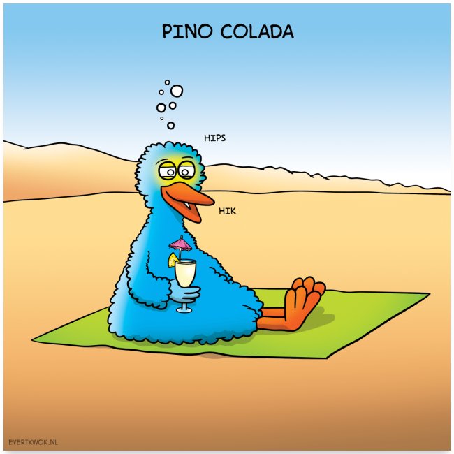 Evert Kwok cartoon 'Pino Colada'