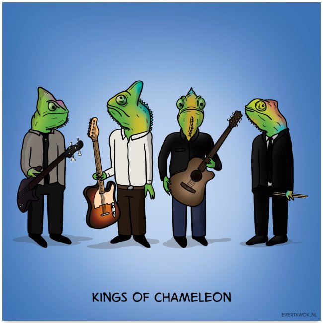 Evert Kwok cartoon 'Chameleon'