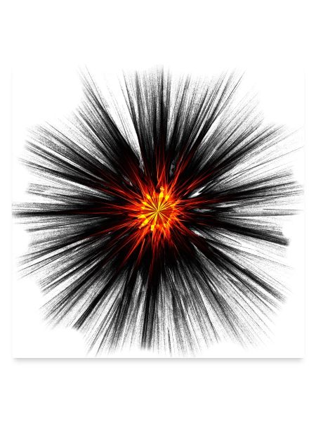 Dunkle Explosion