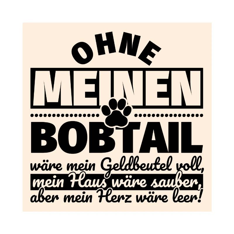 Bobtail lustiger Spruch Hunde