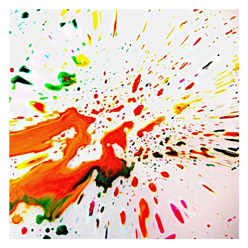 Poster - Chaotic Distorted Colors