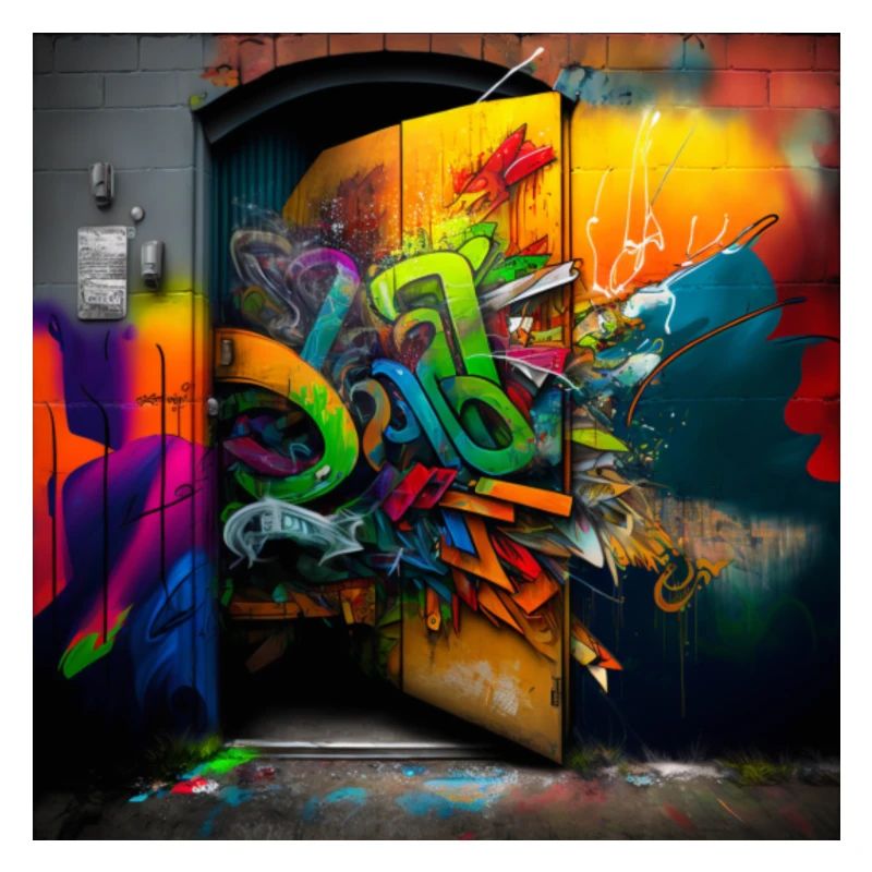 Graffiti sur un mur
