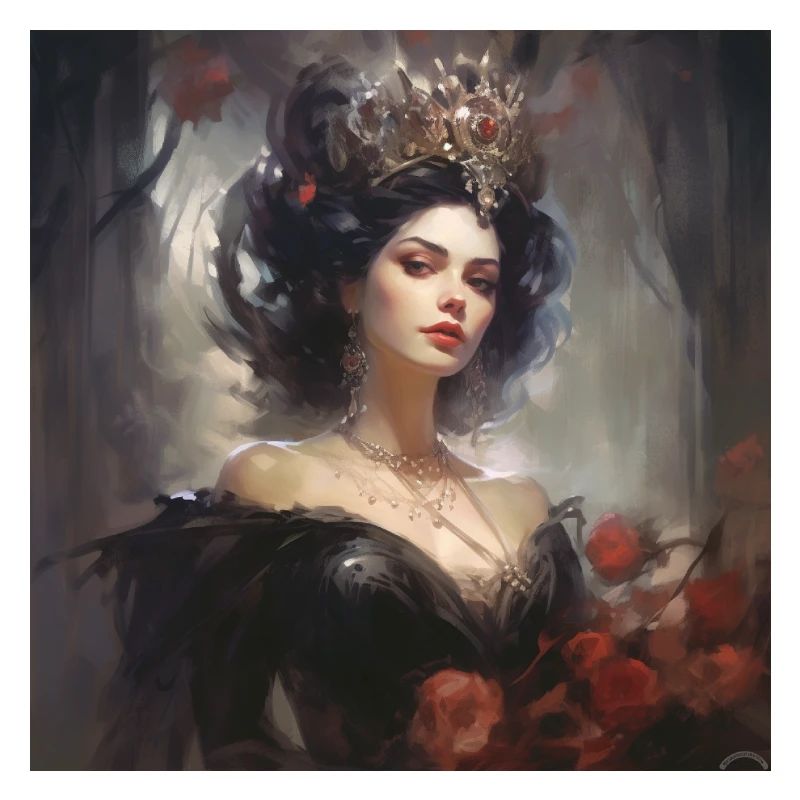 Gothic Queen with Crown