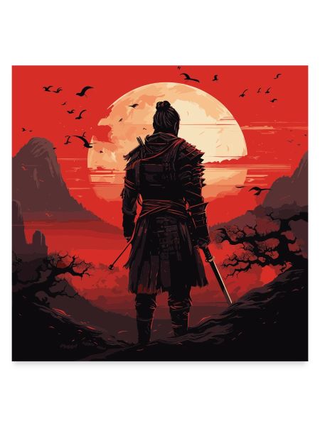 Samurai mit Katana