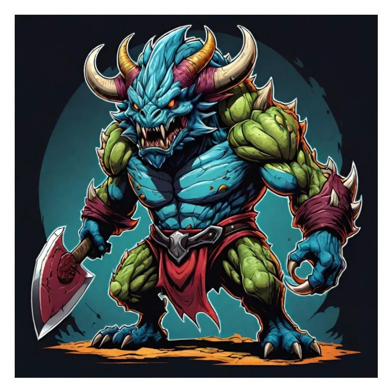 Monster mit Waffe
