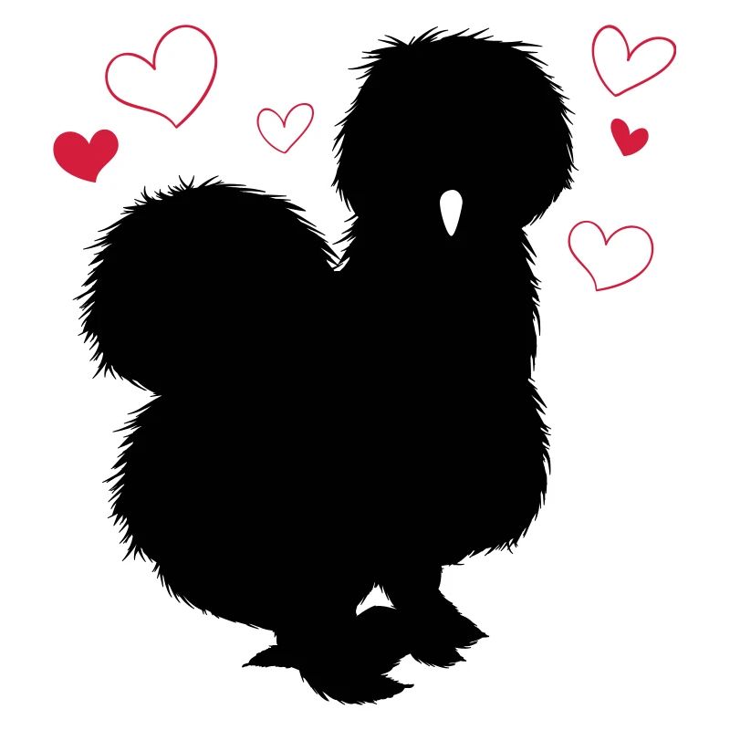Silk hen