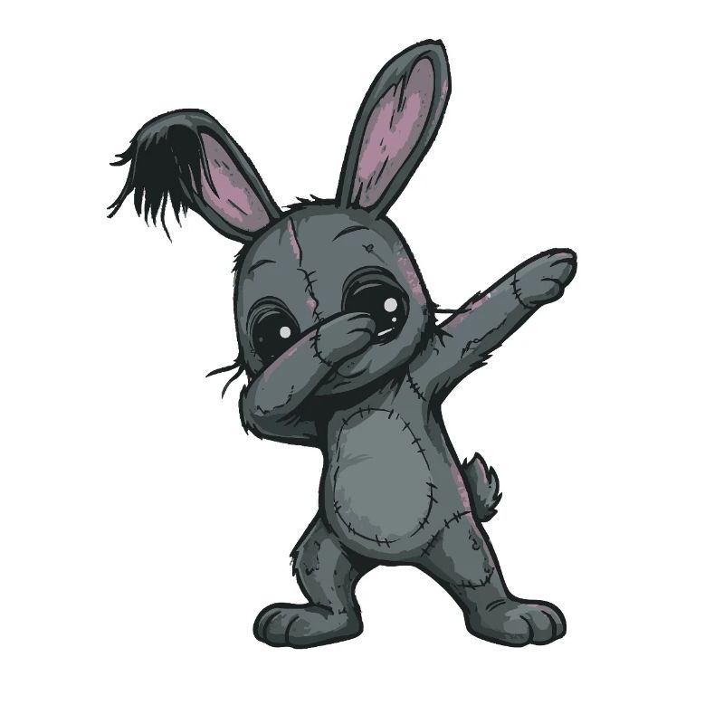 Patchwork Bunny Doodle