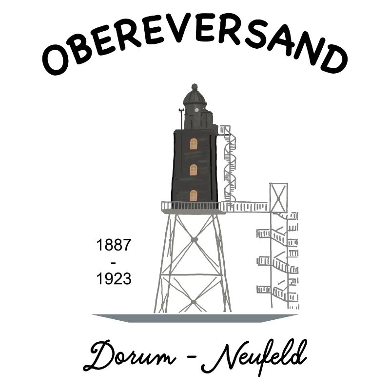 Obereversand Lighthouse, Dorum-Neufeld, North Sea