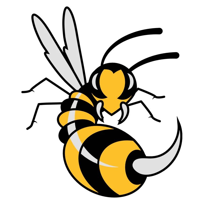 Wasp with giant sting