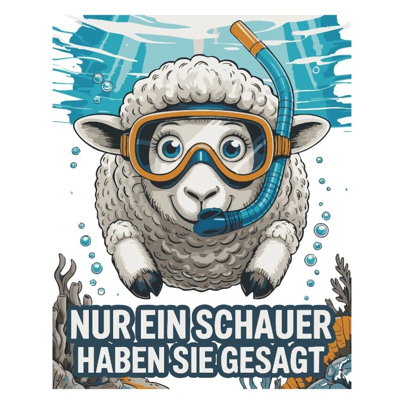 Nur ein Schauer – Lustiges Schaf Design