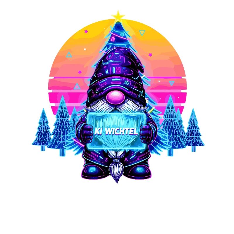 KI GNOME - Synthwave Retrowave 80s