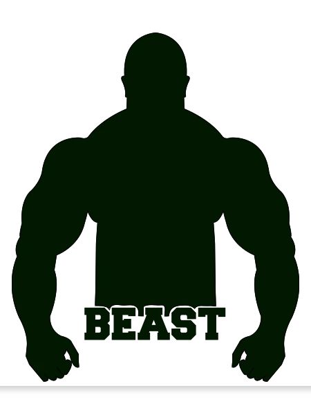 Beast Silhouette Kraft