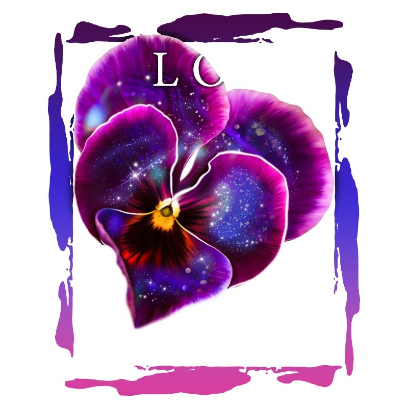 L’amour compte Fleur Saint-Valentin Dicton romantique
