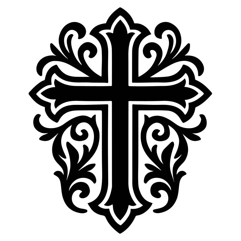 Symbole de croix chrétien